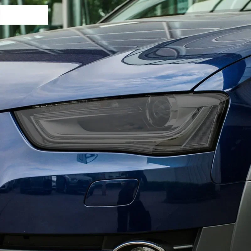 For Audi A3 8V A4 B8 B9 A5 A6 C8 A7 A8 D4 TT E-tron R8 Car Headlight Anti-Scratch Protective Film Transparent Smoke Black