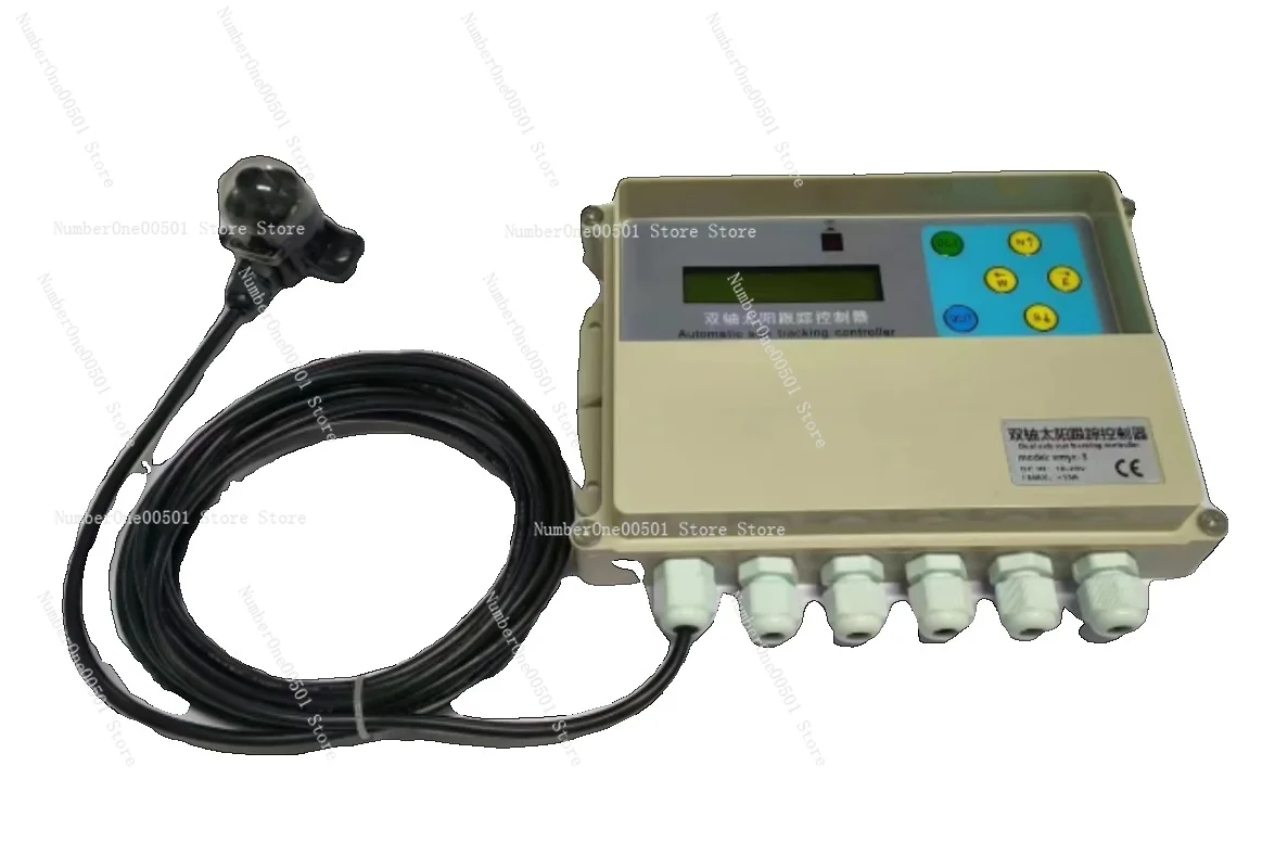 

New wind speed dual-axis sun tracking controller dedicated light-controlled dual-axis sun