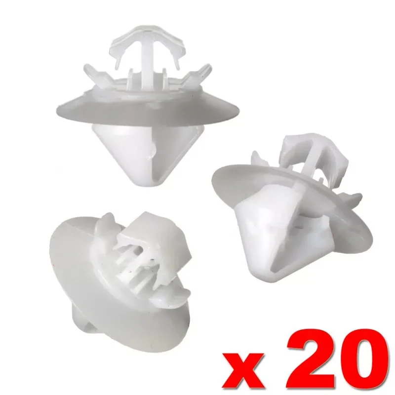 Side Door Body Moulding Trim Clips to fit for Citroen Dispatch Bump Strip Plastic 20pcs 856560