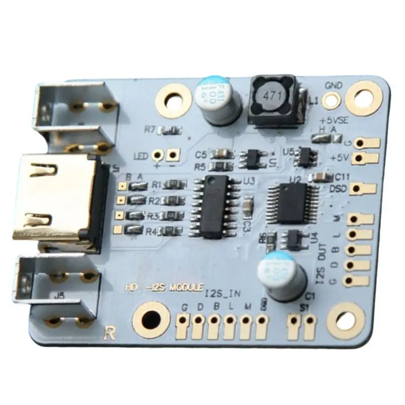 

A99E--Совместимая с I2S/IIS платой для преобразования аудиосигнала, плата переключения I2S