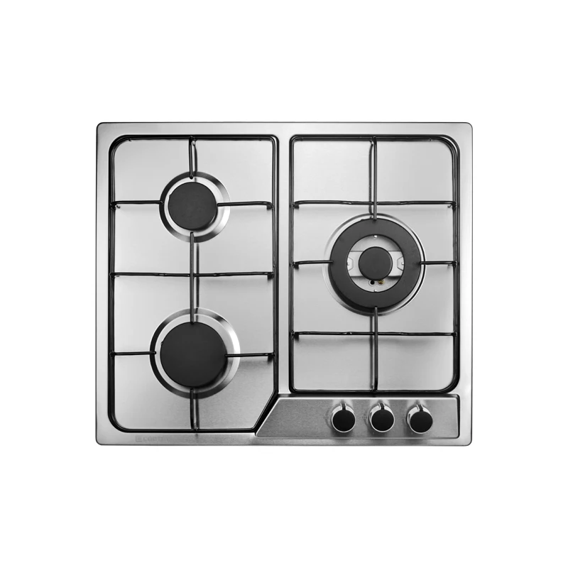 

Газовая плита с 3 конфорками, варочная панель с тремя конфорками, газовая плита из нержавеющей стали для сжиженного нефтяного газа PNG