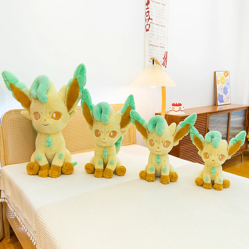 45/65 سنتيمتر جديد Leafeon Eevee الأصلي البوكيمون بيكاتشو سلسلة ألعاب من نسيج مخملي محشوة الدمى عالية الجودة هدايا عيد الميلاد للأطفال