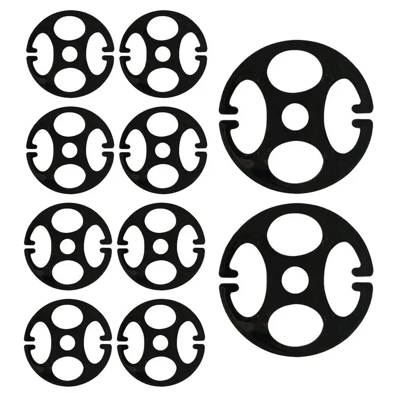 多機能カーシートクッションカード、固定チャック、PVCカーシートカバー、プラムプレート、カーアクセサリー、10個