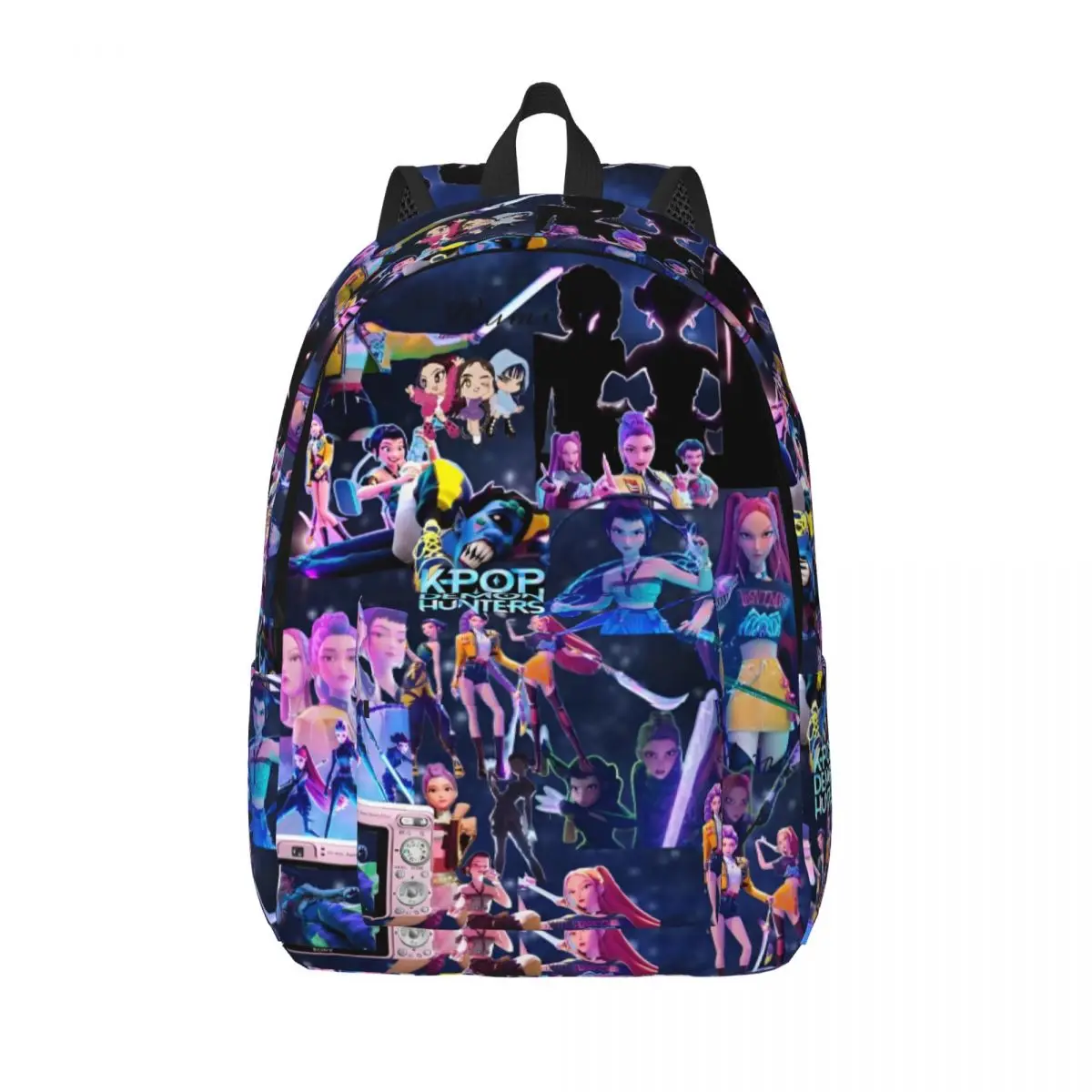 

Kpop Demons Huntrix Hunters Backpack Men Women Casual Business Daypack Rumi Mira Joey Laptop Computer Shoulder Bag Lightweight
