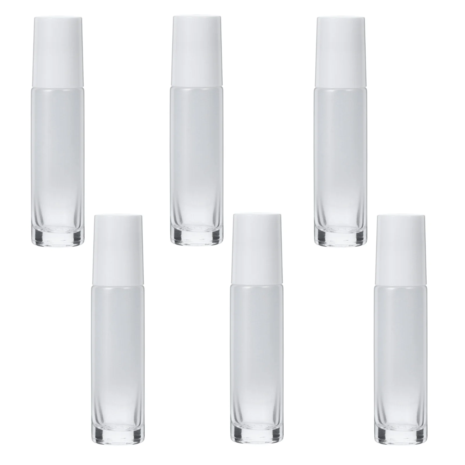 

6Pcs Essential Oil Roller Bottles Travel Size Nonvolatile Thick Glass Containers for Aromatherapy Perfume Makeup