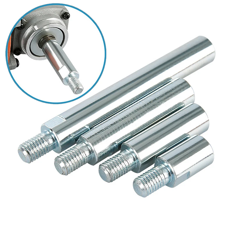 

4pcs 40-140mm Angle Grinder Extension Rod Set M10 Thread Polishing Machine Adapter Lever for 100 Type Angle Grinder Polisher