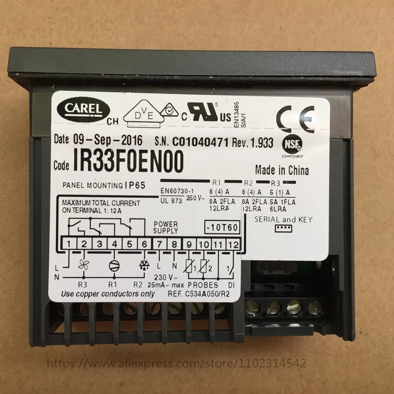 Programador CAREL IR33F0EN00: La Solución Definitiva para Control de Temperatura en Sistemas Industriales