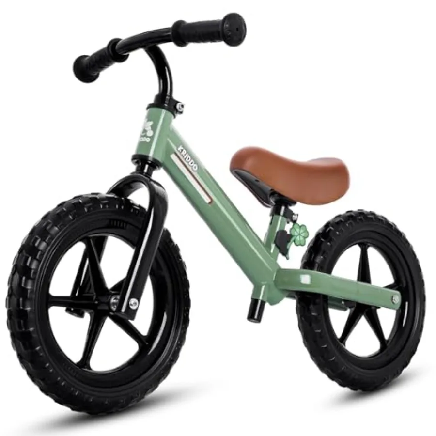 

Toddler balance bike for 2-5 years old, lightweight aluminum frame, matte blue finish, dual bearing for smoother riding, adjust