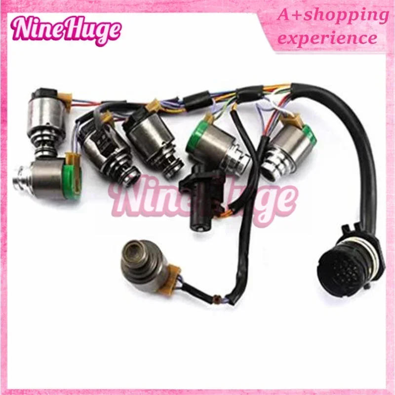

Комплект соленоидов трансмиссии 5HP19 с жгутом 0501314432 0501316463 0501210019 для BMW Audi A6 A8 S4 RS6 Prosche, восстановленный
