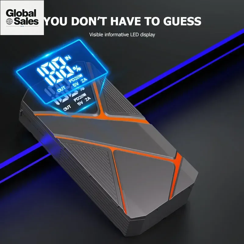 Portable Car Emergency Start Power Supply Zero Voltage Start Backup Battery Power Supply