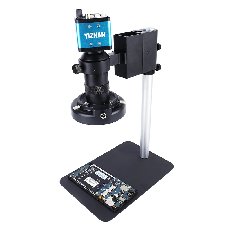 Imagem -05 - Yizhan 60fps 1080p Hdmi Vga Microscópio Digital Câmera 13mp 130x Interface Câmera Industrial 30fps para Laboratório Pcb Solda Reparo