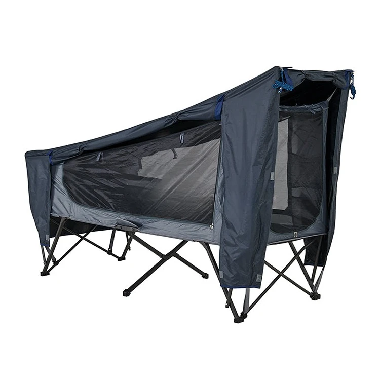 1-2 people canvas folding crib tent camping bed big luxury dad swagger tent camping outdoor waterproof canvas camping tent