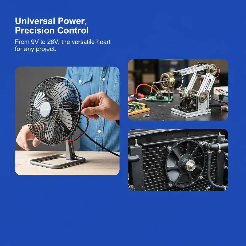 24W 50W Brushless DC Violent Turbo Fan Adjustable Speed DIY Kit Perfect Gift for Electronic Hobbyists