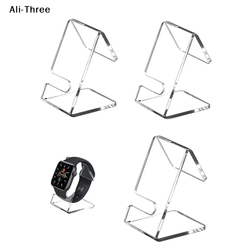 1Pcs Acrylic Watch Display Stands Clear Watch Holder Organizer Jewelry Watch Rack Single Watch Display Holder Showcase