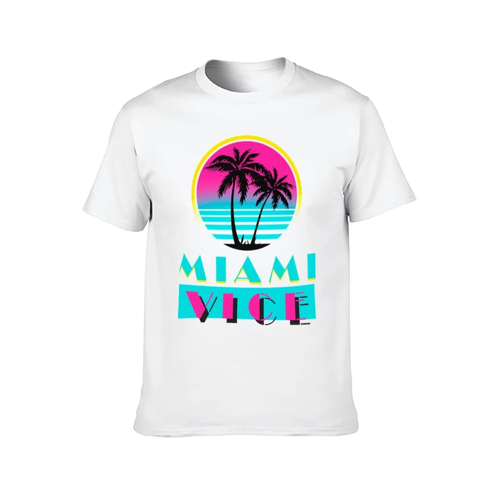 Miami Vice Racerback T-Shirt t shirts for man pack cotton men t shirt cotton 100% T-Shirt