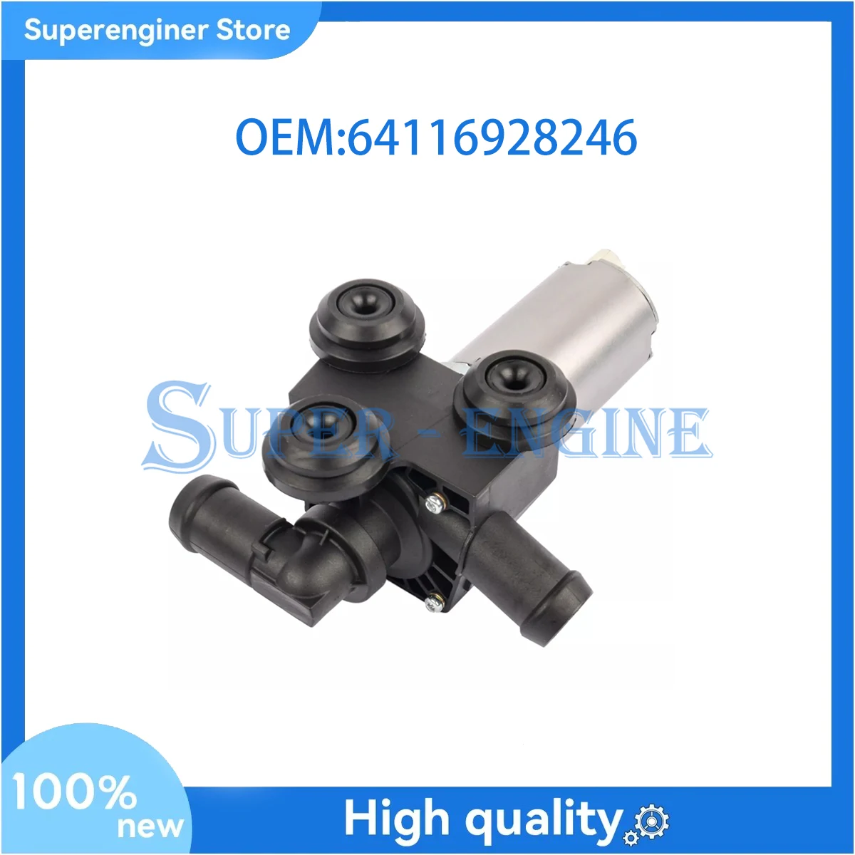 

Brand new Car Engine Cooling Water Pump Valve 64116928246 Fit For BMW E81 E87 E90 X1 116I 120I 318I 320I