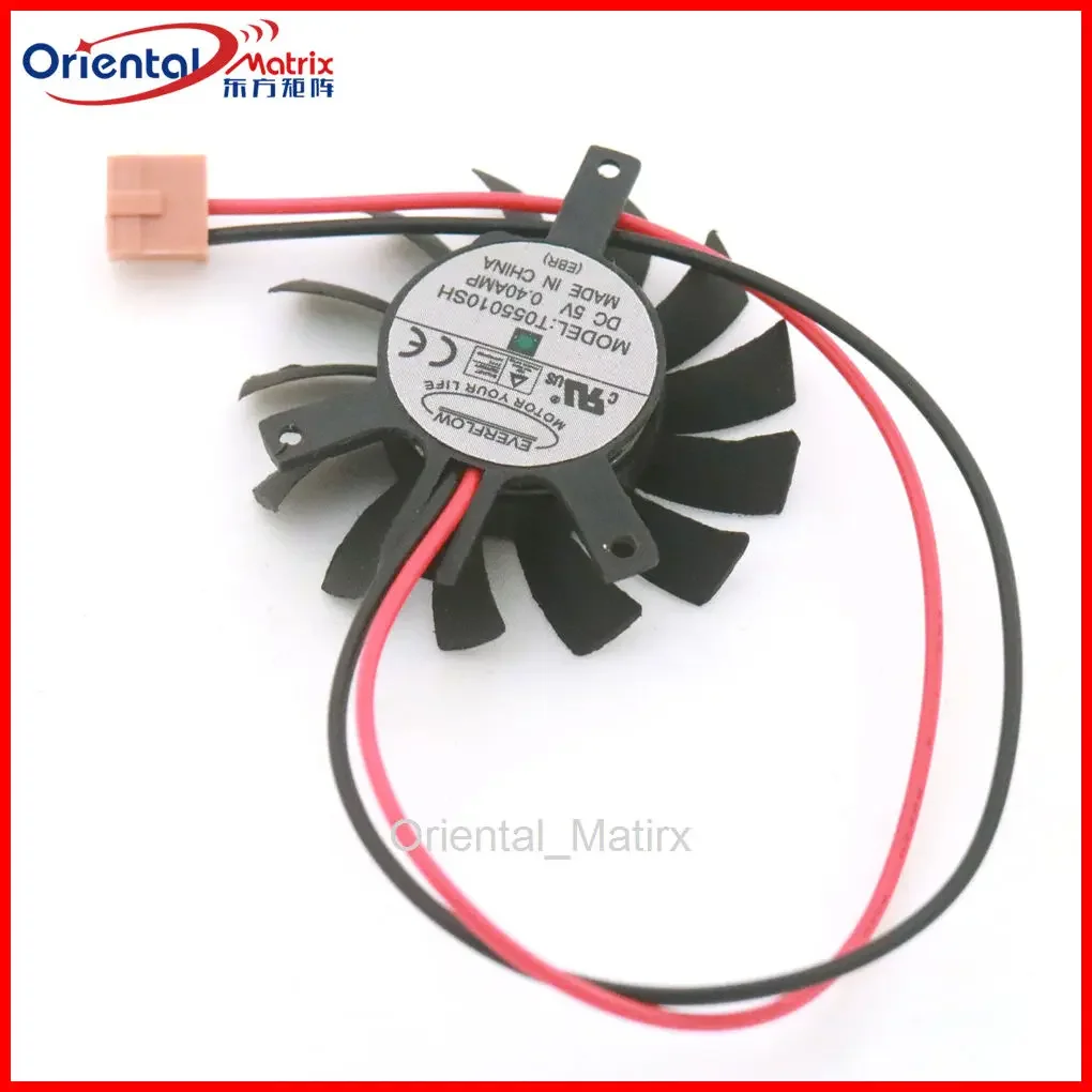 DFB500905H T055010SH 5V 0.40A 45mm X300 GPU Graphics Card Cooling Fan 2Wire 3Pin