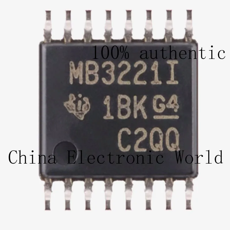 10 Max3221Ipwr Original Genuine Silk Screen Mb3221I Smd Tssop-16 Rs-232 Circuit Driver Chip