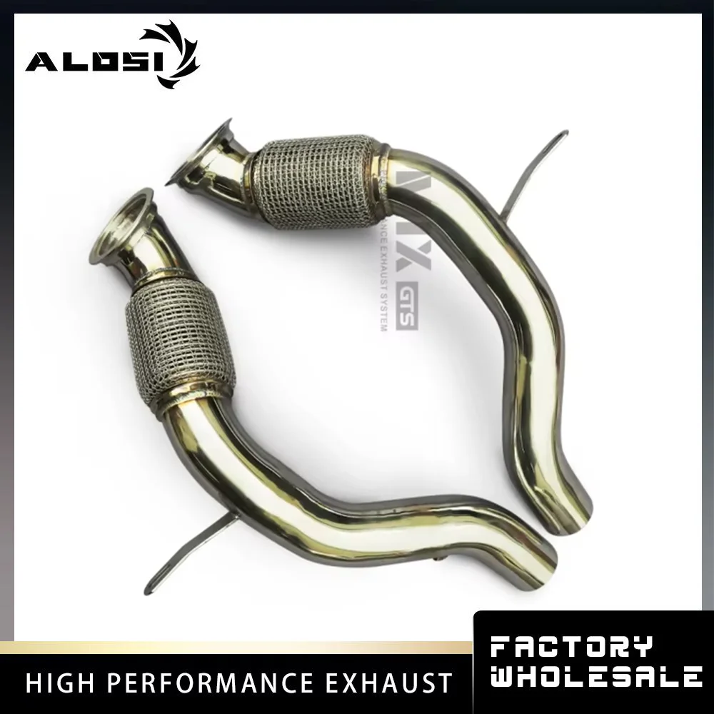 

For Ferrari 488 3.9T 2015-2019 Downpipe High Performance Exhaust Modified Racing Performance Power Enhancement
