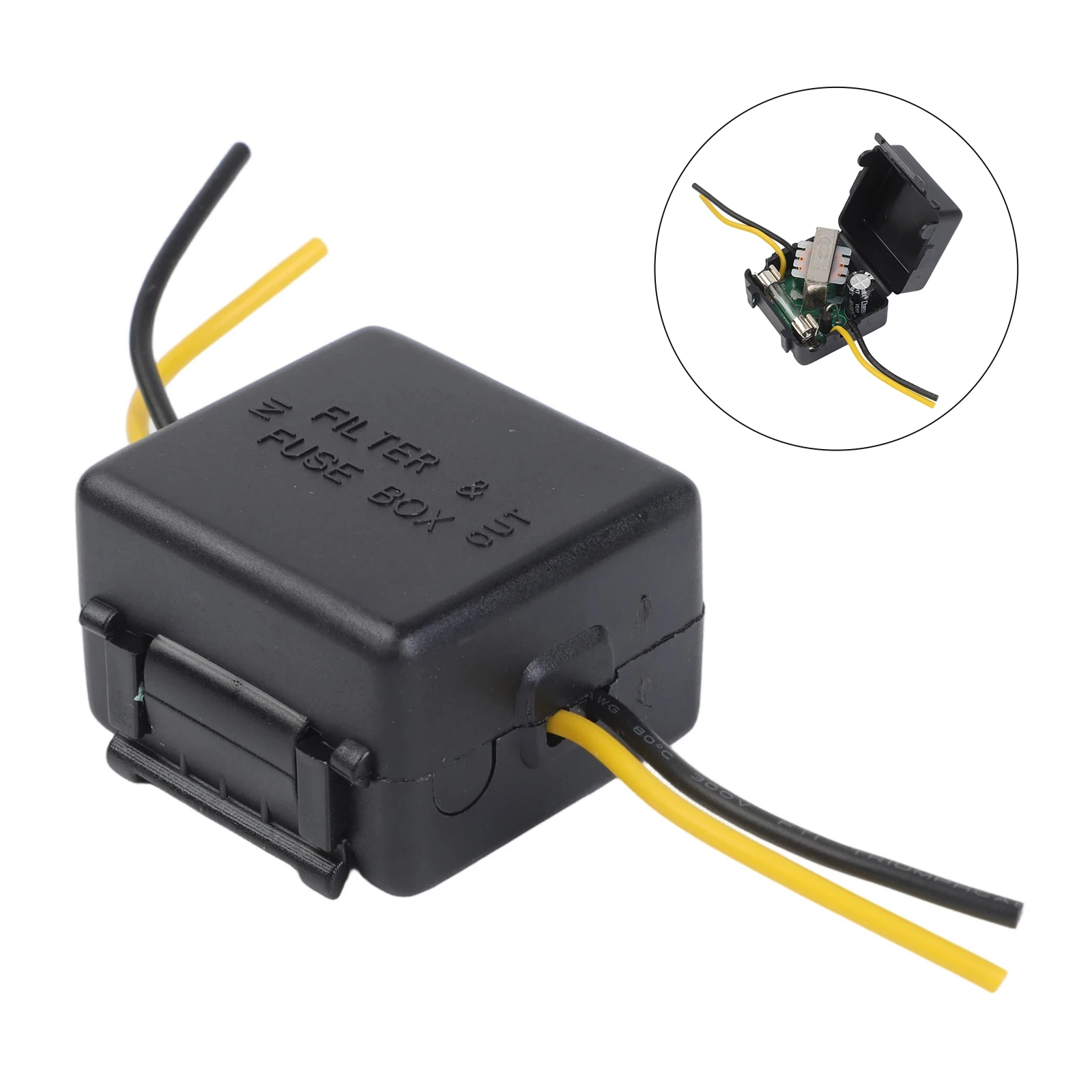 1PC 12V Car Power Signal Filter Power Supply Filter Replacement Reliable Radio Audio Power Supply Filter