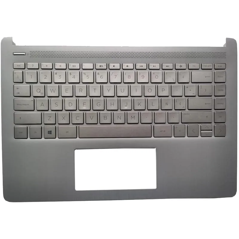 New Spanish/Latin Keyboard for HP Pavilion 14-DQ 14S-DR 14Z-FQ TPN-Q221 EA0PA003010 with Palmrest Upper Cover Case
