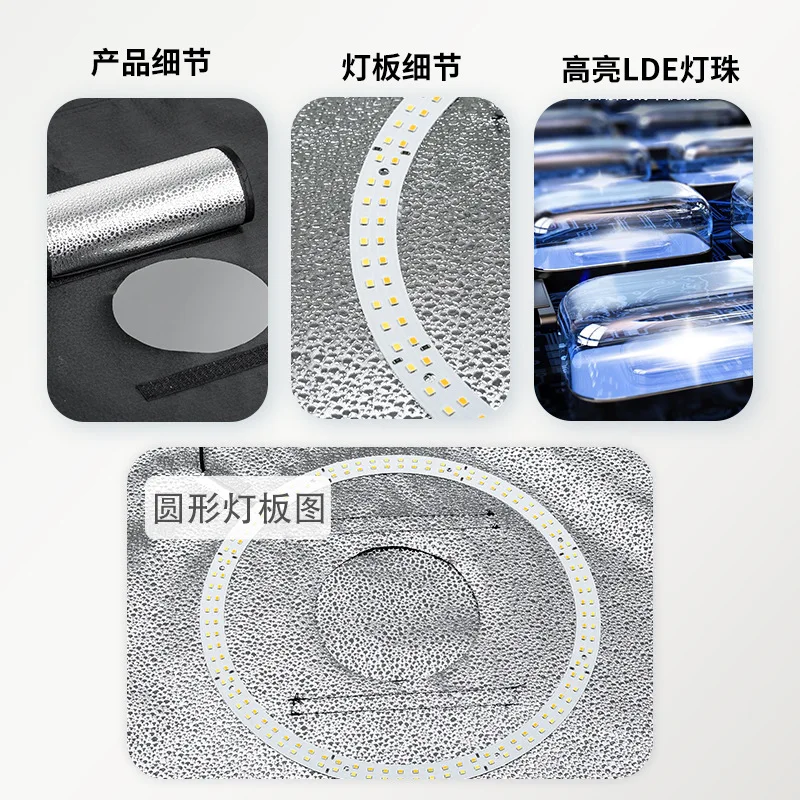 Folding Mini Photo Light Box Studio 25/30/40cm, Portable LED Softbox for Product Photography & E-commerce Shooting
