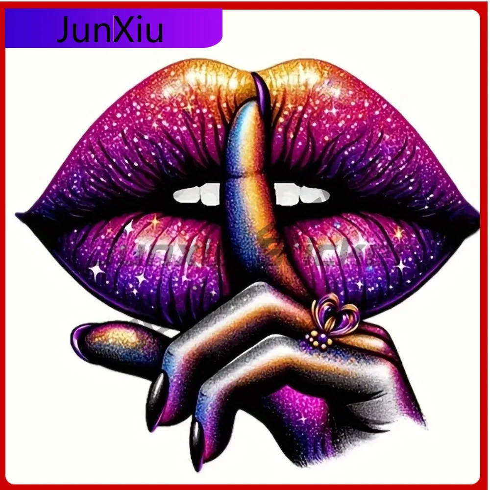 

Purple Lip Vinyl Sticker for s Bottles Trucks Cellphones Motorcycles Walls Cool Windo Car Laptop Window Bumper