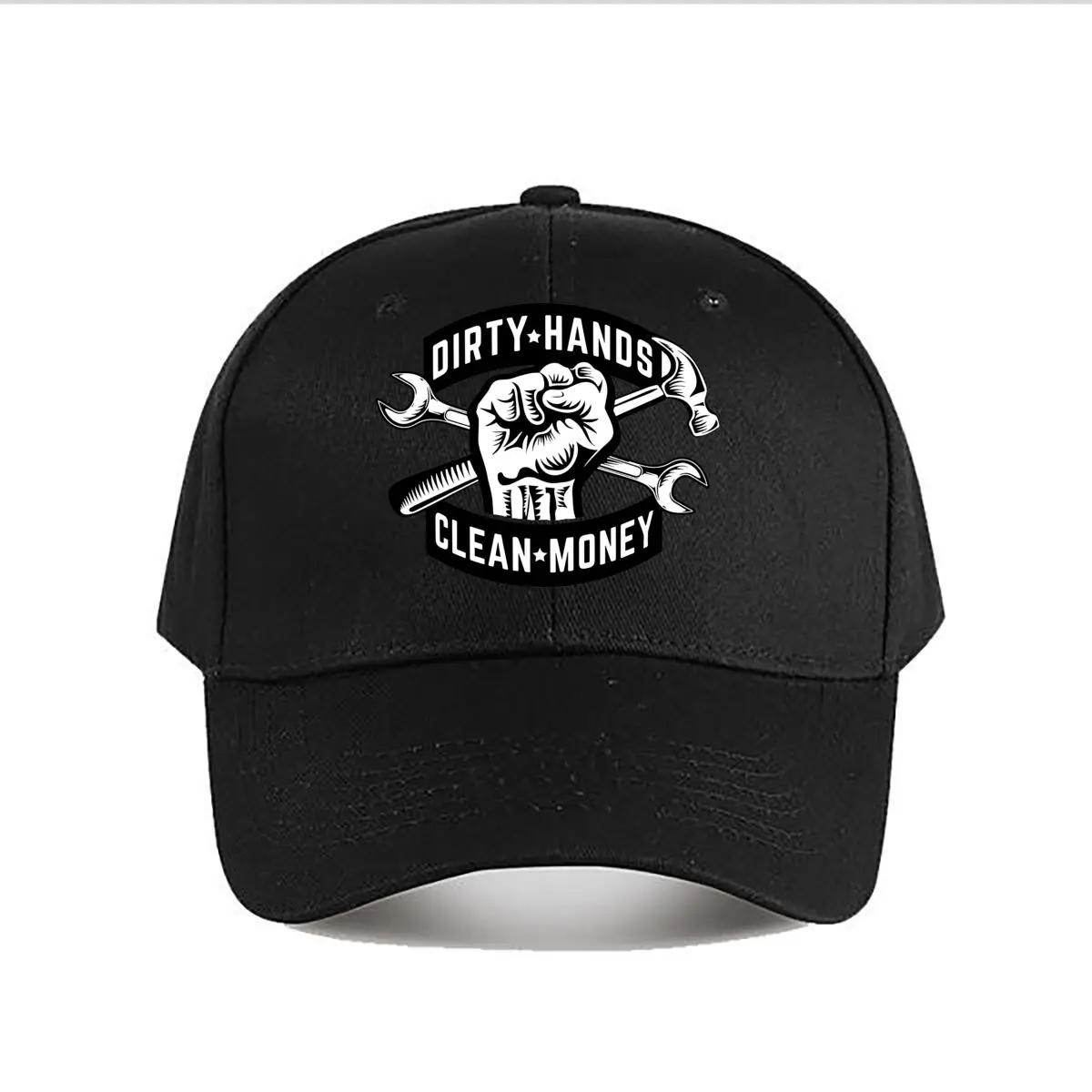 Dirty Hands Clean Money Fist Tools Baseball Cap Fashion Men Sunhat Women's Outdoor Sports