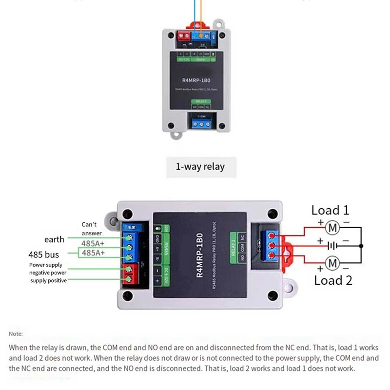 RS485 Modbus Relé PRO RS485 Interfaz Relé Modbus RTU Protocolo Control Optoacoplador Aislamiento
