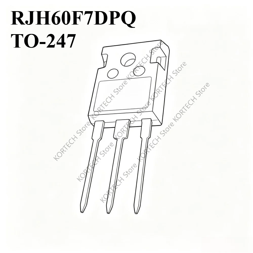 10pcs/Lot  Brand new  original  RJH60F7 RJH60F7DPQ TO-247 For Electric Welding Machine Ultrasonic IGBT Tube 90A 600V