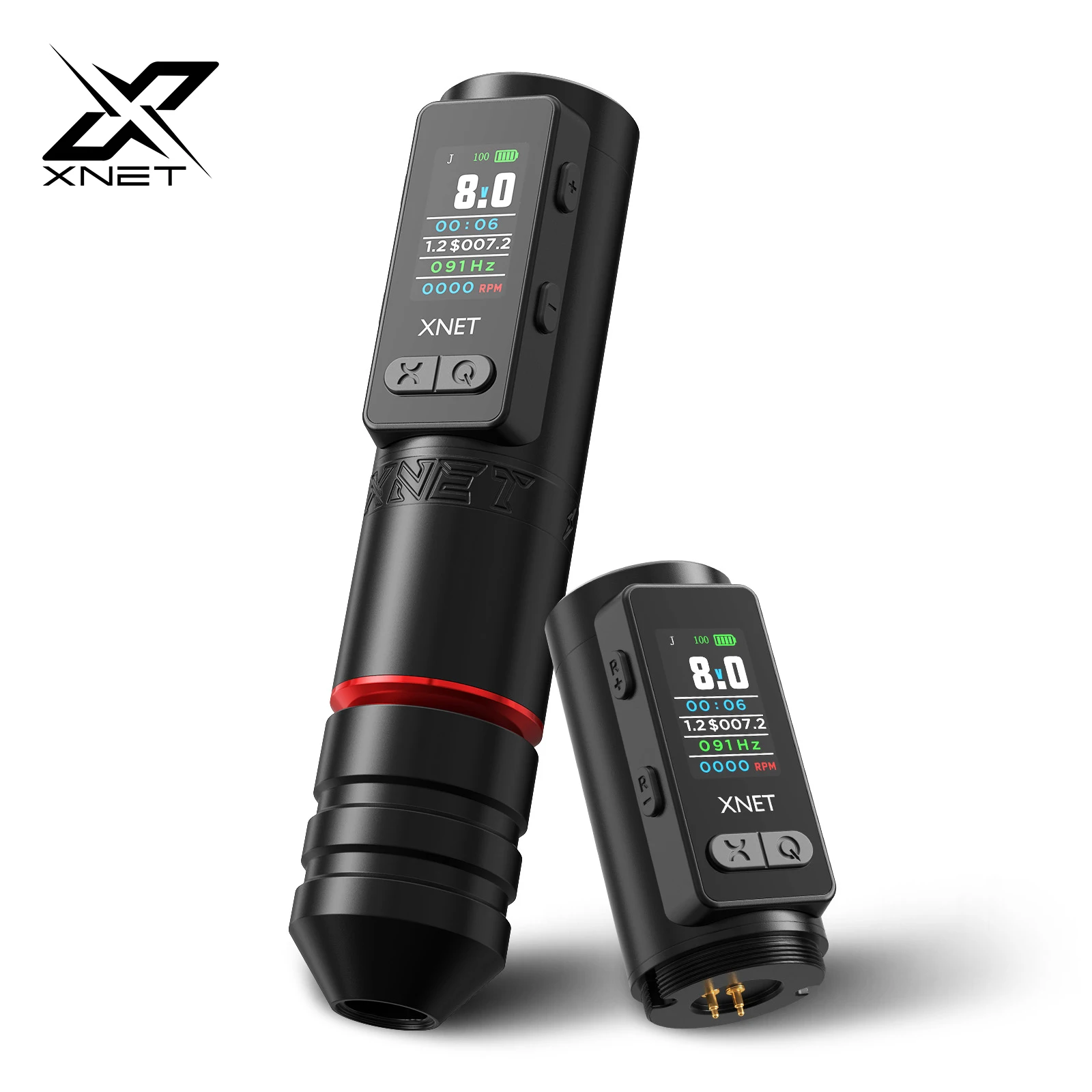 

XNET Vane Max Wireless Tattoo Machine Tattoo Beginner Pen Brushless Motor with 2400mAh Multi-function Battery for Tattoo Artists