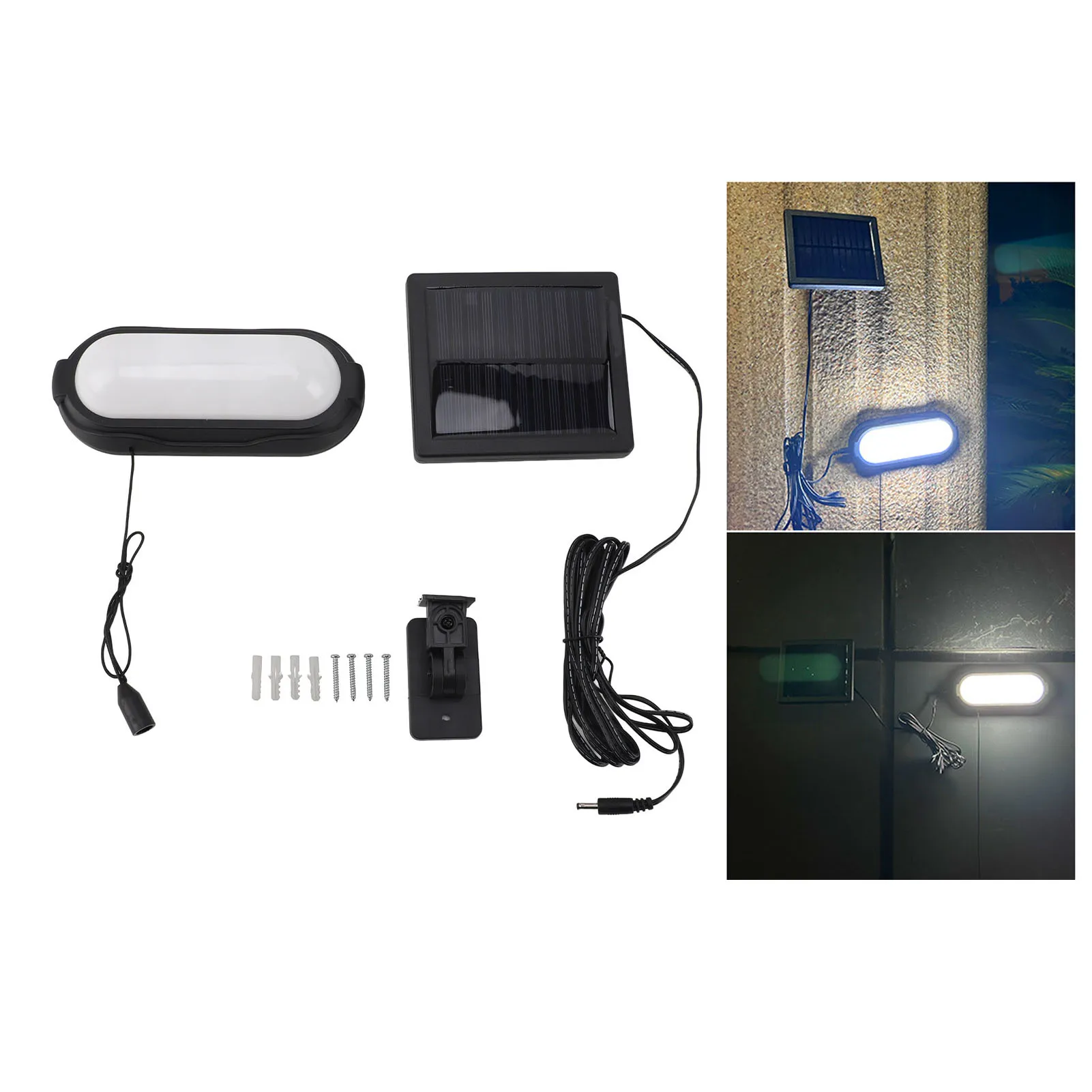 ZK20 Lampada a sospensione solare Versatile lampada da capannone a LED ad energia solare per esterni a risparmio energetico per garage, patio, pollaio, fienile