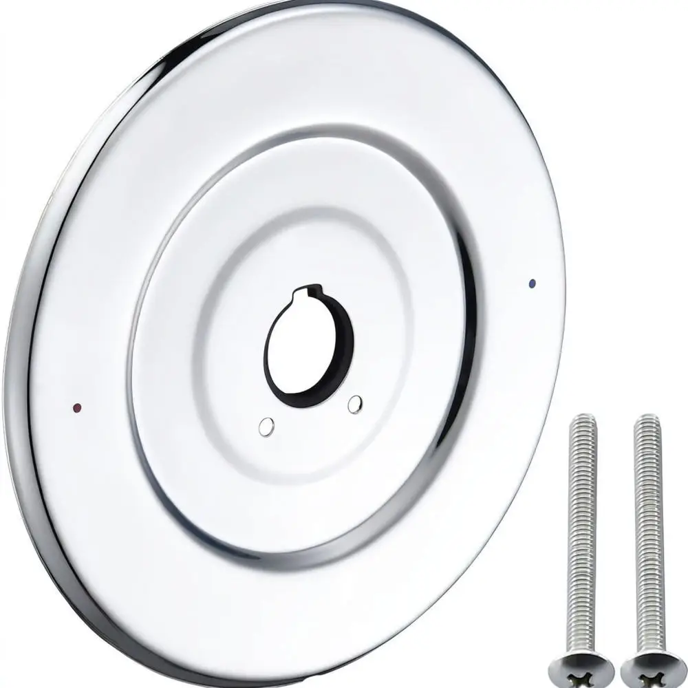 Replacement Escutcheon Plate For Moen 16090 Chateau Series Shower Valve Cover Stainless Steel Bathroom Trim Kit Silver