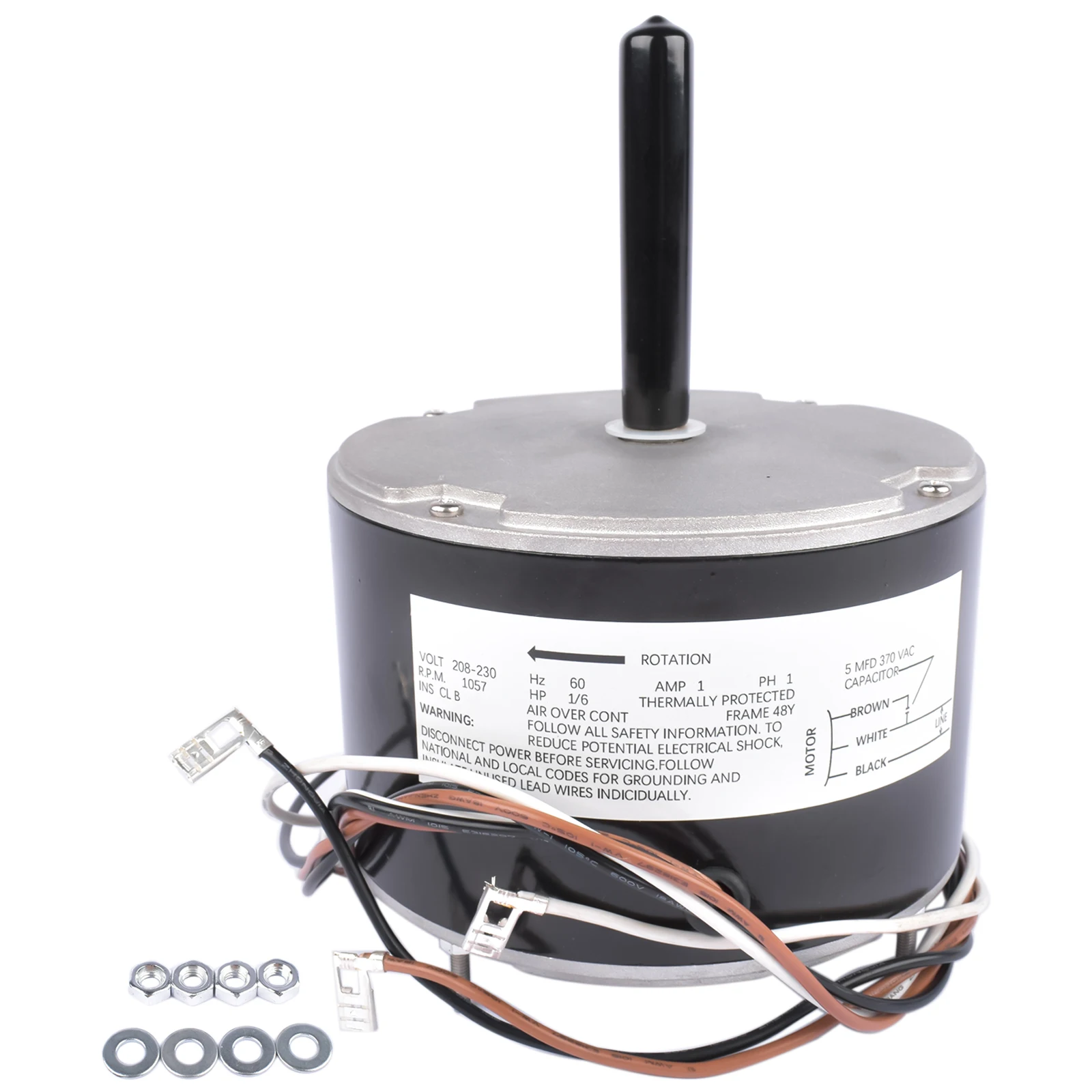 

AP02 Condenser Fan Motor 5KCP29ECA033S For old GE/Genteq motor 1/6 HP 208-230 Volts