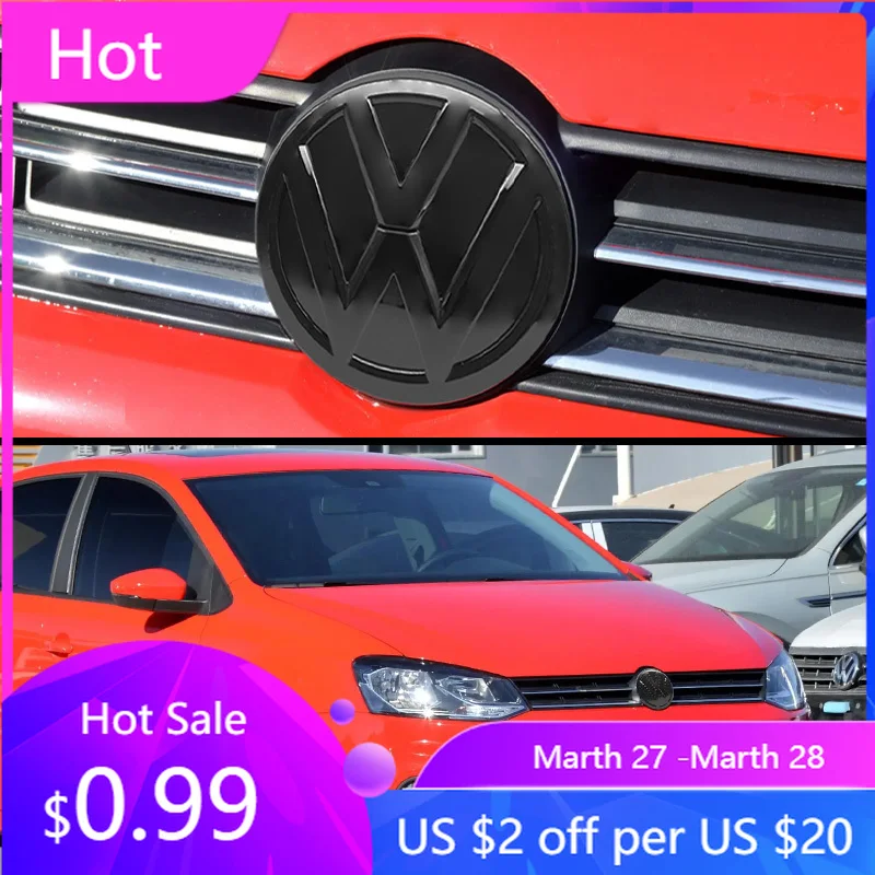 

Наклейка-эмблема на решетку радиатора или багажник для VW Volkswagen Jetta MK5, Golf, Polo 6 (119 мм, 121 мм), 1 шт.