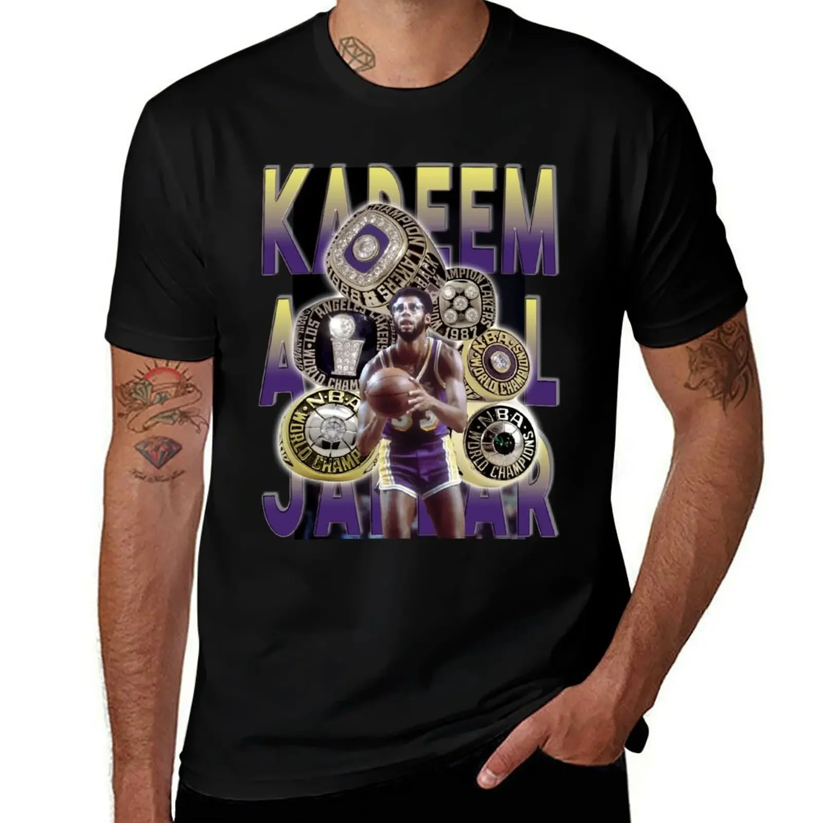 Kareem Rings TEXT T-Shirt Clothing new gifts and t-shirts t shirt men