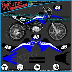 Graphic Kit for  XTZ125 Motorcycle Decal Stickers