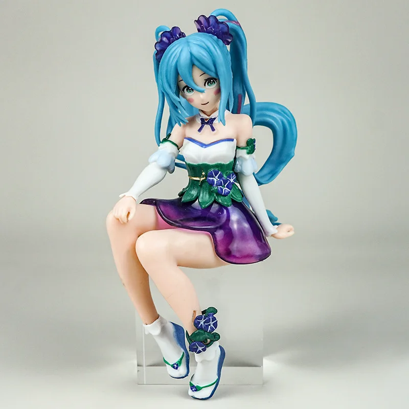 Figurine de dessin animé Hatsune Miku, ornement de fille de beauté mignonne, figurine d'action Kawaii en PVC, décor de salle, modèle de poupée à collectionner, jouet cadeaux