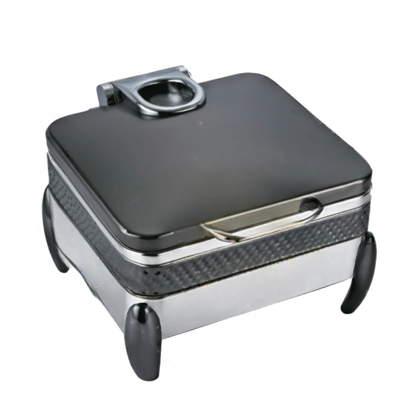 

Kitchen Equipment Restaurant New design Top Rated 6L black color chafing dish electric heater