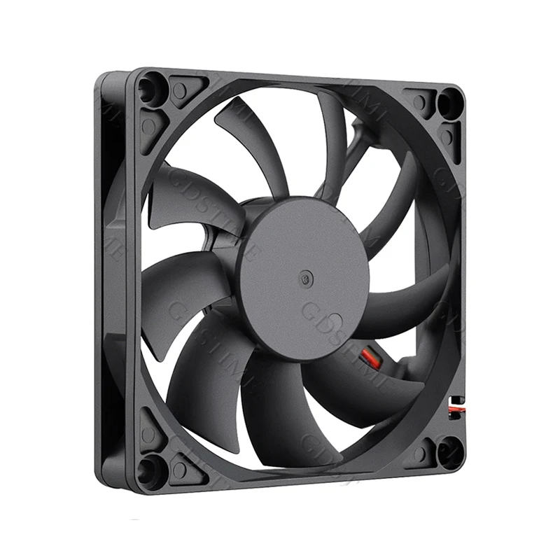 2Pcs Gdstime 80mm Fan DC 12V Cooler 80MM*15MM Brushless Cooling Fan 8015 Dual Ball CPU Cooler 8CM Mini PC Computer Case Fan