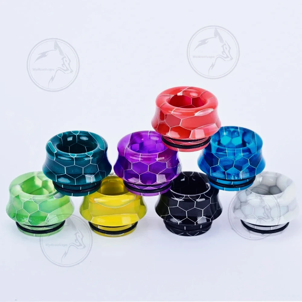 

Wolfcoolvape 8 шт. 810 набор капельных наконечников из смолы, мундштук с широким отверстием, разные цвета для RDA RTA Vape Tank, аксессуары для вейпирования