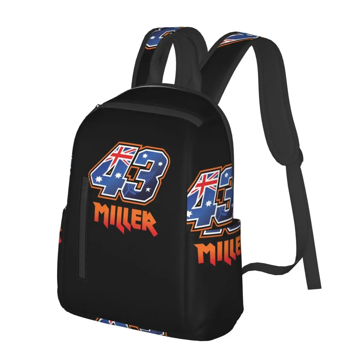 Jack Miller Number Student Backpack School Bag Hiking Travel Daypack for Men Women Bookbag Shoulder Bags