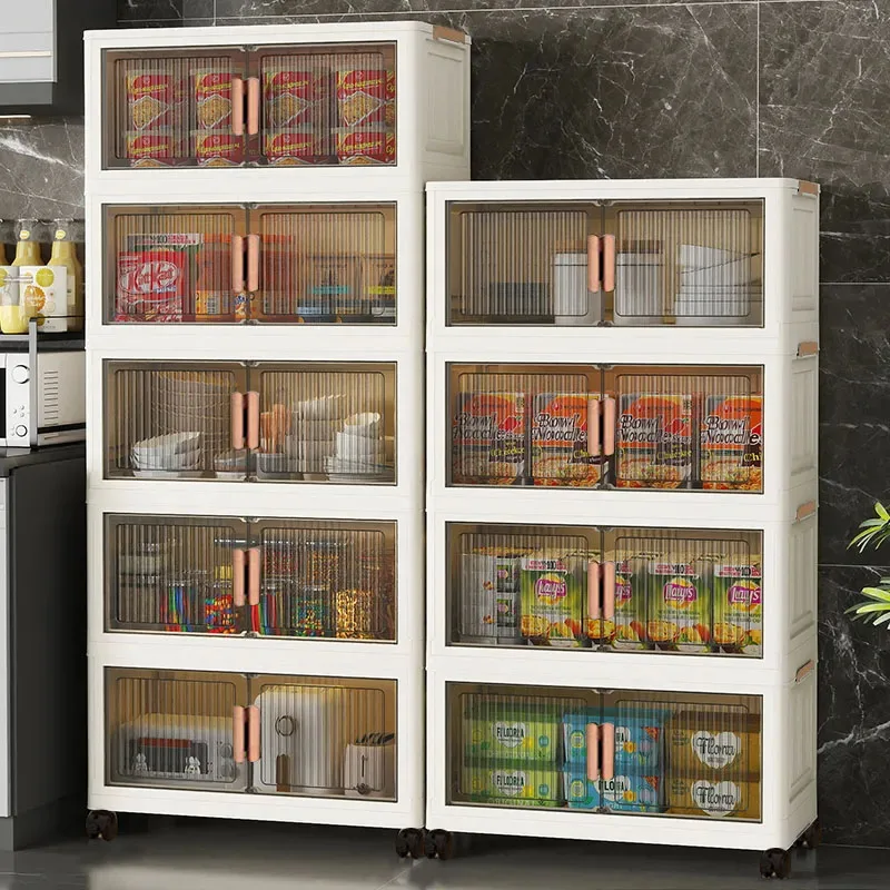 Large Capacity Foldable Closet Organizer Multi-Specification Multifunction Storage Cabinet Easy-to-Install Dustproof Wardrobe for Sundries