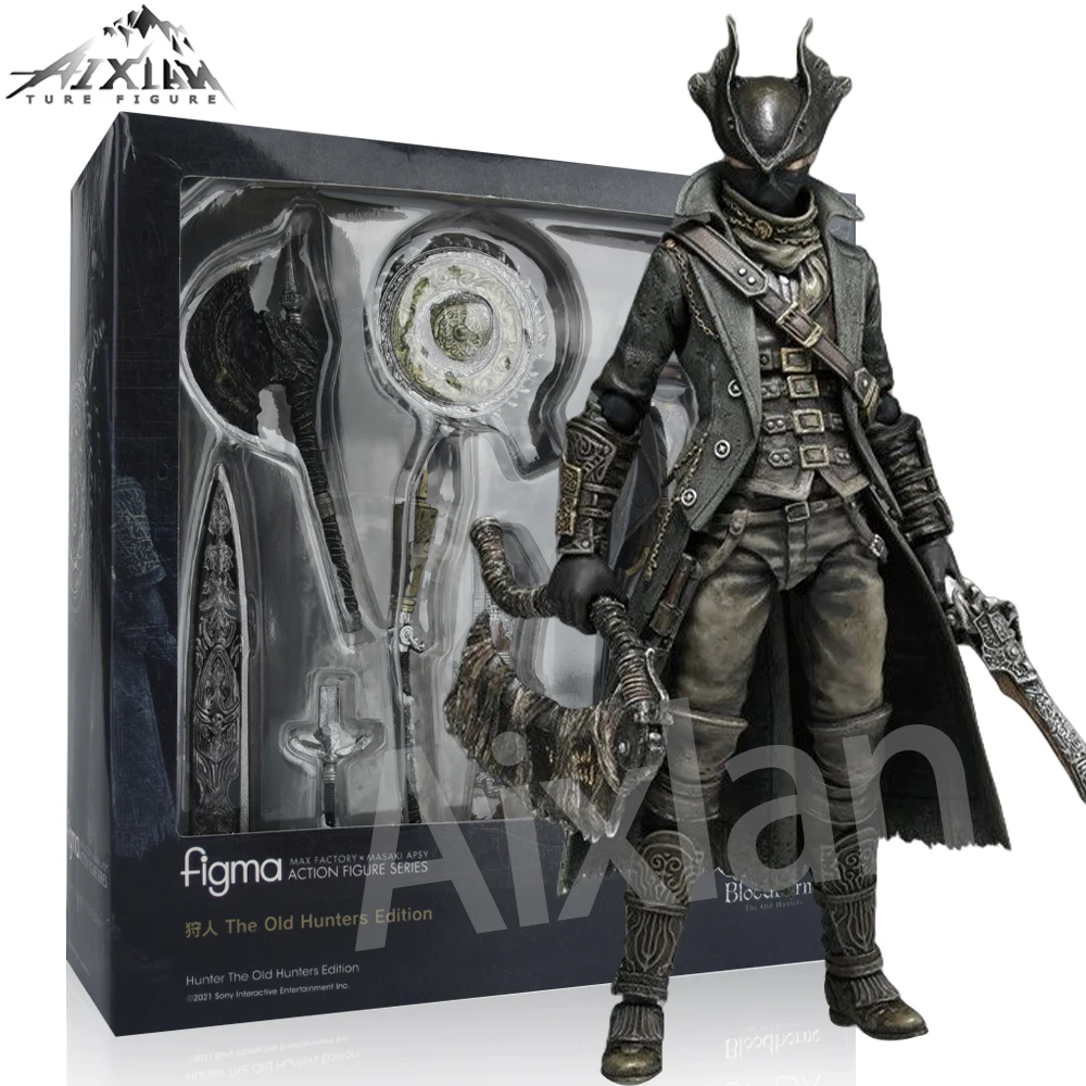 Aixlan 15cm Bloodborne Anime Figure #367 Figma The Old Hunters Edition PVC Action Figure Collectible Model Toys Kid Gift