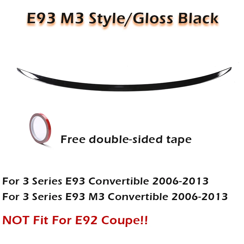 E93 M3 Gloss Black