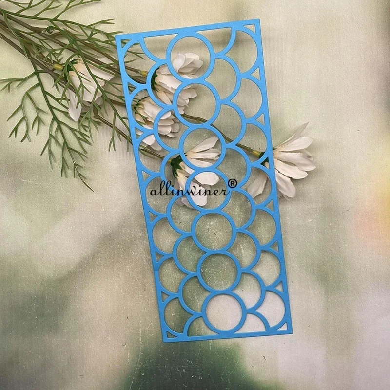 

Ocean wave circle frame Metal Cutting Dies Stencils Die Cut for DIY Scrapbooking Album Paper Card Embossing