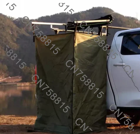Car Side Shower Tent, Toilet, Bathroom Tent, Built-in Light Emitting Diode with Light, Portable Foldable Camping Shower Tent
