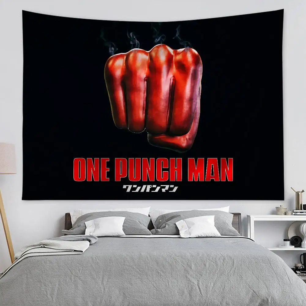One-Punch Man Anime Hippie Wall Hanging Tapestries Bohemian Wall Tapestries Mandala INS Home Decor