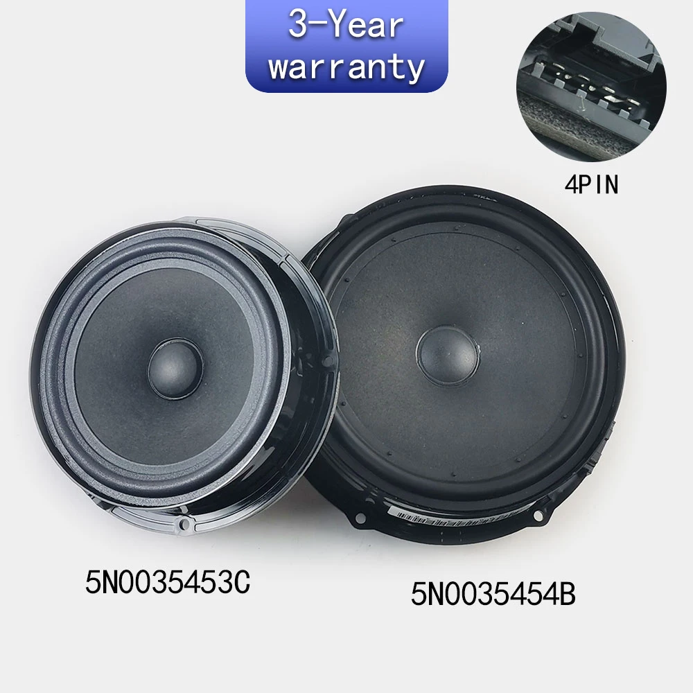 Car bass speaker For VW Tiguan 2008-2018 Sharan 2011-2023 5N0035454B 5N0035453C