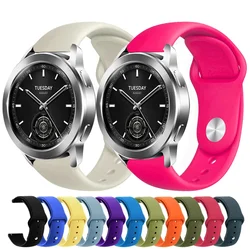 For Xiaomi Watch 2 Pro Strap Rubber Wrist Bracelet For Mi Watch S4 S3 S1 Pro/Active S2 46mm Color 2 Watch Band Silicone Correa
